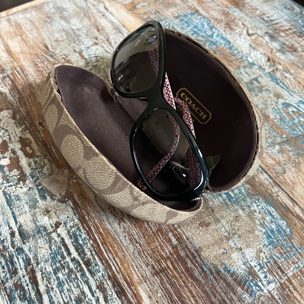Coach sunglasses with case